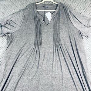 NEW BloomChic Gray Maxi Dress with Pockets Plus Size 28